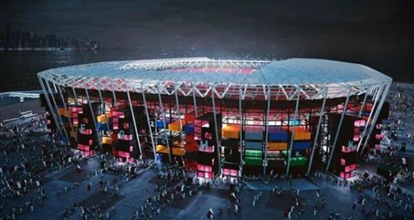 ببینید ، ساخت این ورزشگاه دیدنی قطر از 974 کانتینر ، ورزشگاه کانکسی 44 هزار نفری کاملا برچیده می گردد!